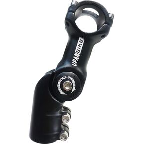 UPANBIKE Adjustable Bike Stem Riser Adapter 120 Degree 25.4mm/31.8mm Adjustale Angle Bicycle Stem Extender for Mountain Bike Road Bicycle MTB BMX