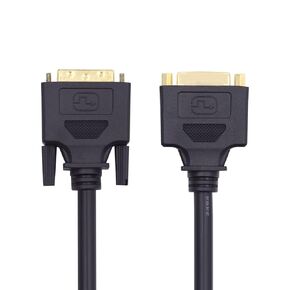 xiwai DVI 24+1 إلى DVI ذكر إلى أنثى تمديد كابل 1.64FT/50 سم، DVI-D وصلة مزدوجة فيديو رقمي لمراقبة بطاقة الرسومات