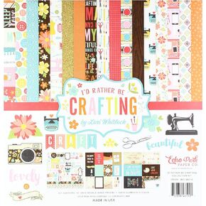 Echo Park Paper Company I'd Rather Be Crafting Collection Kit (IBC138016)