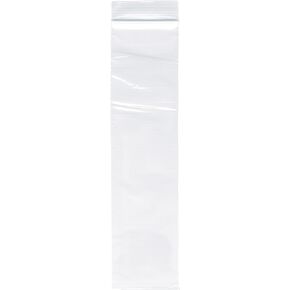 Plymor 2" x 9" (Case of 1,000), 2 Mil Zipper Reclosable Plastic Bags