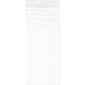 Plymor 6" x 14" (Pack of 100), 2 Mil Zipper Reclosable Plastic Bags