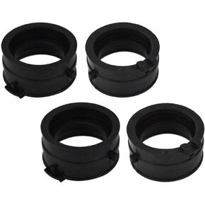 Cylinman 4pcs Carburetor Holder Intake Manifold Boots Fit for Honda VT600 VT750 C DC XL600V XLV600 XL650V XLV650 Transalp NT650 NTV600 NTV650 Replace for 16211-MAW-600