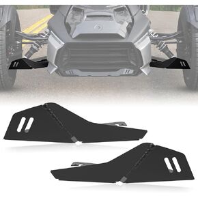 SAUTVS Aluminum Front Splash Guard Protectors for Can-Am Ryker, Black A-Arm Protectors for Can-Am Ryker 600 900 Sport & Ryker Rally Edition All Models Accessories (2PCS, Replace #219400863)