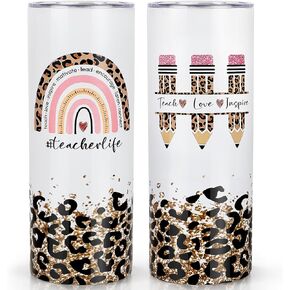 Teacher Gifts for Women - Teacher Appreciation Gifts, Gifts for Teachers, Christmas Gifts Birthday Gifts, Thank You Teacher Gifts, Funny Teacher Gifts - 20oz Teacher Tumbler(Blue-green)