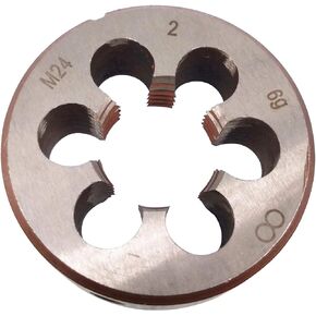 HSS 24mm x 2.0 Metric Die Right Hand Thread M24 x 2mm Pitch