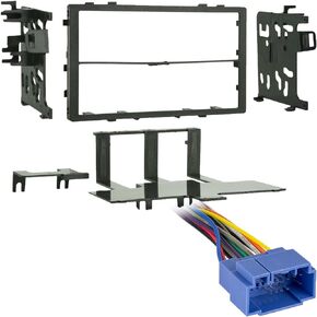 Metra 95-7801 Double DIN Dash Kit + Harness for Select 1998-06 Acura/Honda/Isuzu
