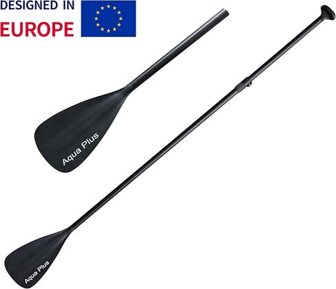 مجداف Aqua Plus 3 قطع للوحة التجديف SUP (أسود، 65-82 بوصة) in Kuwait