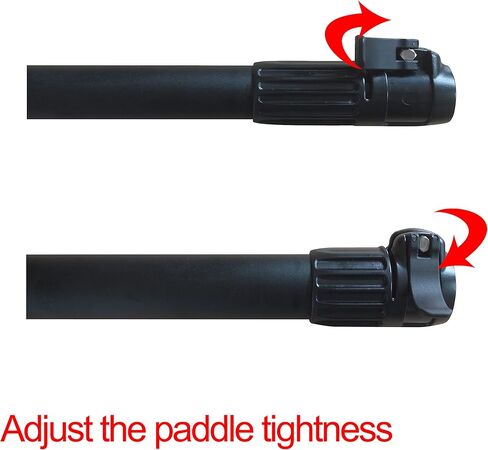 مجداف Aqua Plus 3 قطع للوحة التجديف SUP (أسود، 65-82 بوصة) in Kuwait