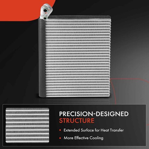قلب مبخر A-Premium A/C متوافق مع مرسيدس بنز GL-Class GL320 GL350 GL450 GL550، ML-Class ML320 ML350 ML450 ML500 ML550 ML63 AMG، R-Class R320 R350 R500 R63 AMG، مع لوحة الضغط in Saudi Arabia