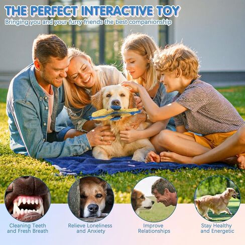 BINGPET Dog Water Toys Floating Toys,2 Pack Squeaky Dog Toys,Tough Interactive Dog Toys with Durable Oxford Fabric Summer Pool Outdoor,Seahorse Shaped Cute Dog Chew Toys for Small Medium Large Dogs in Kuwait