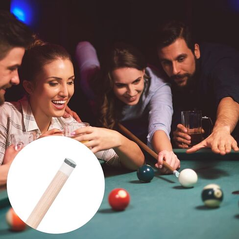 Mozeat Lens Billiard Pool Cue Tips Pool Stick Replacement Tips with Storage Box for Pool Cues and Snooker Supplies in Saudi Arabia