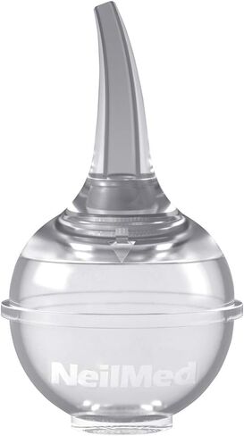 NeilMed NeoBulb شفاطة معقمة للفم والأنف، تم تطويرها بواسطة الأطباء، سيليكون صالح للطعام، جاهز للاستخدام في المخاض والولادة، ودور الحضانة وفي المنزل in Kuwait