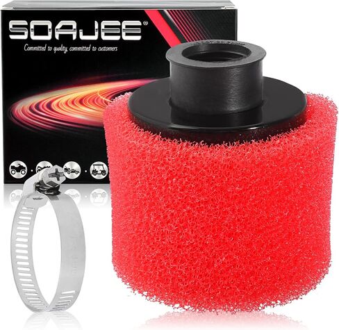 1.1inch 28mm Filter for 50cc - 90cc 110cc 125cc 150cc GY6 Engine Motorcycle ATV Quad Scooter Go Kart Mini Moto Pocket Pit Dirt Racing Super Bike XR50 Kawasaki Suzuki Yamaha 27mm 29mm Red in Kuwait