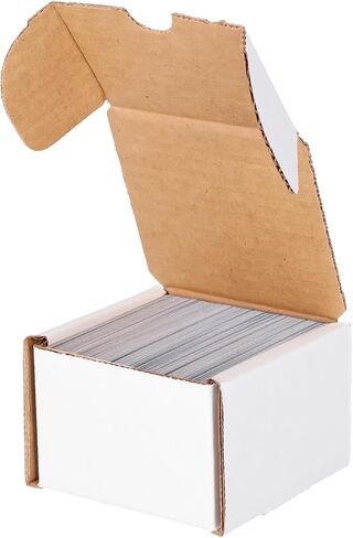 BCW 200 Count Trading Card Storage Box - 50ct | Cardboard Organizer for Baseball, Basketball, Football Cards, MTG, Pokemon | Card Game Storage & Protection | Card Storage Box | Assembly Required in Saudi Arabia