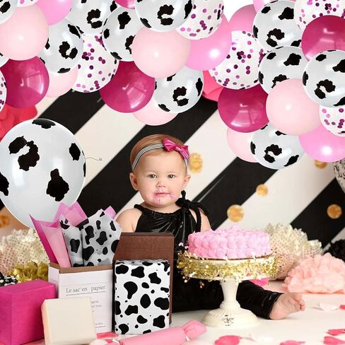 100 Sheets 20×14 Inches Western Cowgirl Party Tissue Paper Pink Cow Printed Tissue Paper for My First Rodeo Birthday Party Cowboy Birthday Baby Shower in Saudi Arabia