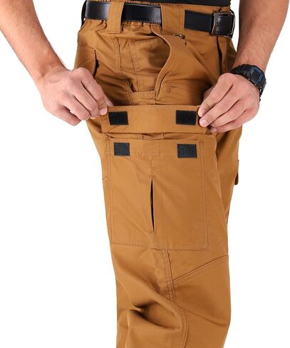 WHITEDUCK Men's Tactical Pants Ripstop Stretch Water Resistant with 13 Pockets Cargo Work Pants- Military Hiking Outdoor… in Kuwait