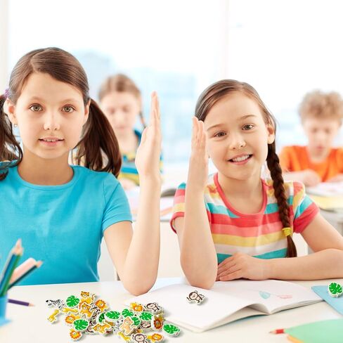 ممحاة سفاري أنيمالز بيسيل 60 قطعة ممحاة مطاطية صغيرة للحيوانات البرية الكرتونية للأطفال، ممحاة ألغاز مكتبية ثلاثية الأبعاد لطيفة، مكافأة للطلاب في المدرسة، مكافأة الربيع والصيف، وحفلات عيد الميلاد، وحفلات أعياد الميلاد in Kuwait