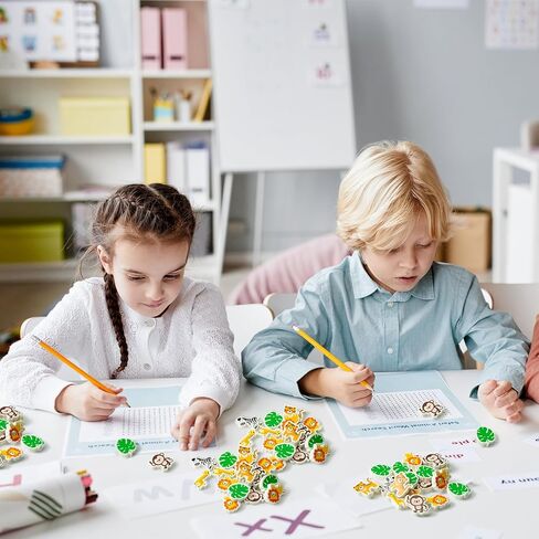 ممحاة سفاري أنيمالز بيسيل 60 قطعة ممحاة مطاطية صغيرة للحيوانات البرية الكرتونية للأطفال، ممحاة ألغاز مكتبية ثلاثية الأبعاد لطيفة، مكافأة للطلاب في المدرسة، مكافأة الربيع والصيف، وحفلات عيد الميلاد، وحفلات أعياد الميلاد in Kuwait