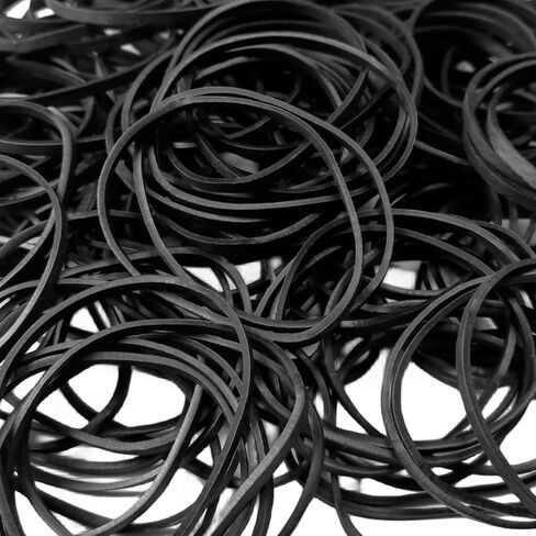 Tactical Rubber Bands Size #33 (3 1/2'' x 1/8''), 200 Pcs Black Thick Heavy Duty Rubber Bands for Office, Home, School, Outdoor Camping Survival Hunting Fishing Hiking Backpacking in Saudi Arabia