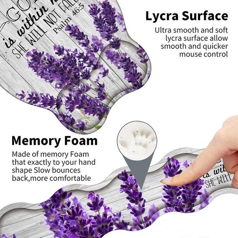 Large Gaming Mouse Pad, Keyboard Wrist Rest + Mouse Wrist Pad + Coaster + Mini Hook Desk Pad Set, Memory Foam, Non-Slip Base. Suitable for Office and Home - Sunflower Inspirational Quote in Saudi Arabia