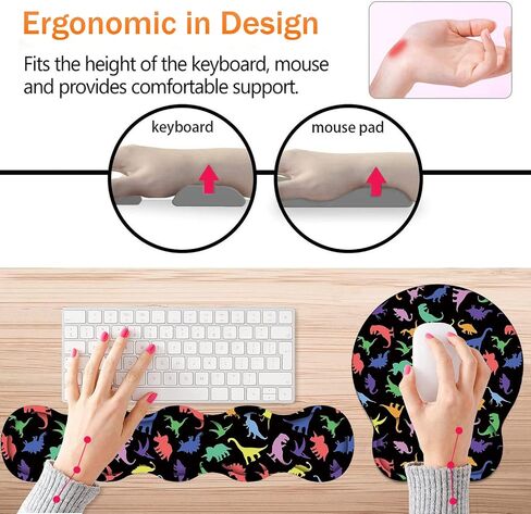 Large Gaming Mouse Pad, Keyboard Wrist Rest + Mouse Wrist Pad + Coaster + Mini Hook Desk Pad Set, Memory Foam, Non-Slip Base. Suitable for Office and Home - Sunflower Inspirational Quote in Saudi Arabia
