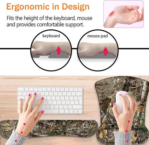 Large Gaming Mouse Pad, Keyboard Wrist Rest + Mouse Wrist Pad + Coaster Combination Set, Memory Sponge Non-Slip Base. Suitable for Office and Home, Red Glitter Quote Proverbs 31-25 in Kuwait