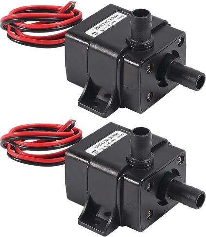 DIANN 2pcs Mini Submersible Water Pump DC 12V Small Fountain Pump (4.8W 240L/H) for Fish Tank Aquarium Fountain in Saudi Arabia