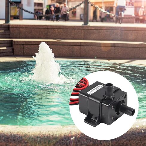DIANN 2pcs Mini Submersible Water Pump DC 12V Small Fountain Pump (4.8W 240L/H) for Fish Tank Aquarium Fountain in Saudi Arabia