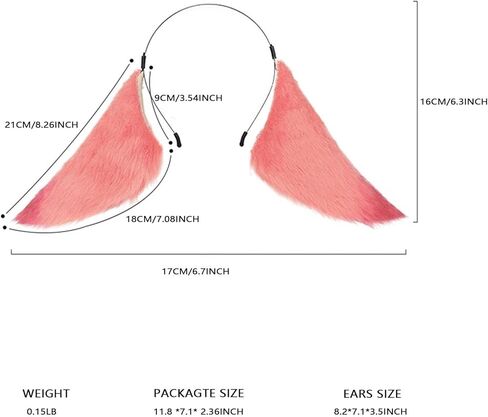 آذان جينشين إمباكت ياي ميكو، آذان أغطية رأس أرنب الثعلب الحيواني، دعائم إكسسوارات تأثير جينشين، عصابة رأس لوليتا أرنب الأذن لحفلات الهالوين ياي ميكو in Kuwait
