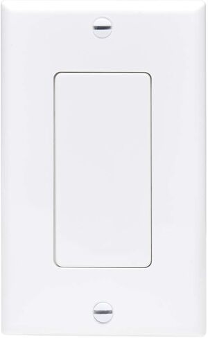 لوحة حائط من Tripp Lite Decora، لوحة مركزية مزخرفة، مقبس كيستون عمودي 6 منافذ، أبيض (N042D-006V-WH) in Saudi Arabia