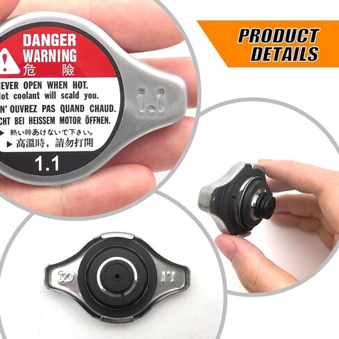 غطاء مشعاع Ladnum، متوافق مع 1995-2007 Honda Odyssey، 1992-2005 Honda Civic، 1994-2006 Honda Accord، 2003-2008 Pilot، 1997-2005 Honda CRV، قطعة بديلة 19045-PAA-A01 19045PAAA01 in Kuwait