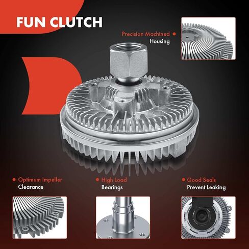 A-Premium Electronic Radiator Cooling Fan Clutch Compatible with Chevrolet C4500 5500 Kodiak & GMC C4500 5500 Topkick 2003-2007 V8 6.6L OHV Diesel, Replace# 15083219 in Saudi Arabia