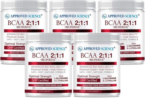 مسحوق BCAA معتمد من Science - نسبة 2:1:1 BCAA - 3500 مجم من الليوسين - نكهة الفواكه - 25 أونصة - 30 حصة - تعزيز التمرين، القدرة على التحمل، منع الإرهاق - BioPerine - صديق للنباتيين - حوض واحد in Saudi Arabia