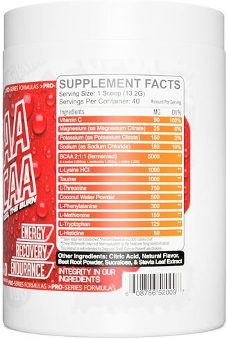 GMU Sport BCAA + EAAs Hydration and Recovery Powder drink mix - Elevate Your Game and Fuel the Burn with GMU Sport's Great Tasting Electrolyte Drink Mixes. No sugar No artificial colors (Watermelon) in Saudi Arabia
