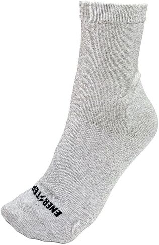 ENERSTEP Grounding Socks & Earthing - The Best Conductive Socks by Far - 3Pair 99% Pure silver thread in Saudi Arabia