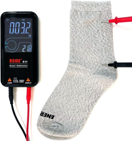 ENERSTEP Grounding Socks & Earthing - The Best Conductive Socks by Far - 3Pair 99% Pure silver thread in Saudi Arabia
