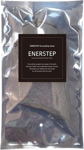 ENERSTEP Grounding Socks & Earthing - The Best Conductive Socks by Far - 3Pair 99% Pure silver thread in Saudi Arabia