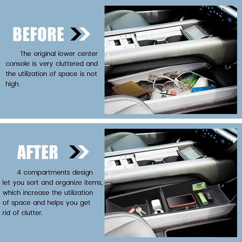 صينية تنظيم وحدة التحكم المركزية السفلية متوافقة مع صندوق تخزين Hyundai Ioniq 6 لعام 2023 2024 والملحقات الداخلية ودرج الإدخال والملحقات الثانوية in Kuwait