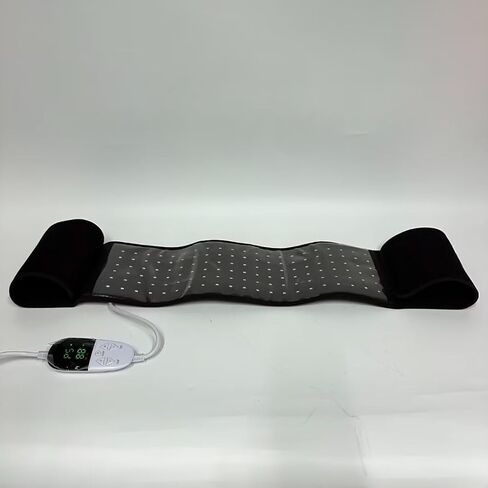 حزام العلاج بالضوء الأحمر، 2 في 1 LED العلاج بالضوء الأحمر والأشعة تحت الحمراء، وسادة مرنة يمكن ارتداؤها للجسم والظهر والكتف والذراع والركبة وتخفيف آلام العضلات العميقة in Kuwait