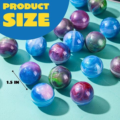 JOYIN Slime Party Favors، 24 حزمة من الألوان المختلطة من Galaxy Slime Ball Party Favors - قابلة للتمدد، غير لزجة، خالية من الفوضى، تخفيف التوتر، وآمنة للفتيات والفتيان - مكافأة الفصل الدراسي، لوازم الحفلات in Kuwait