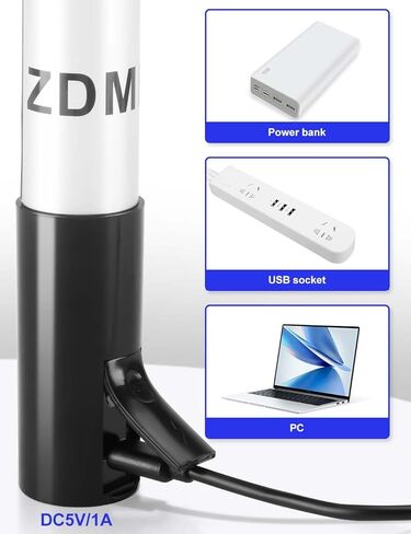 zdmdrgb 4pack rgb أدى أنبوب ضوء بار يده المحمولة بطارية قابلة للشحن t8 4ft النيون أنبوب ضوء فيديو عصا عصا الوقوف ل DJ الرقص حزب الأحداث أضواء المسرح in Kuwait