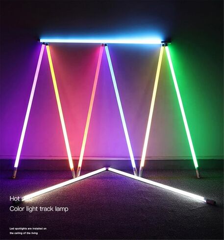 zdmdrgb 4pack rgb أدى أنبوب ضوء بار يده المحمولة بطارية قابلة للشحن t8 4ft النيون أنبوب ضوء فيديو عصا عصا الوقوف ل DJ الرقص حزب الأحداث أضواء المسرح in Kuwait