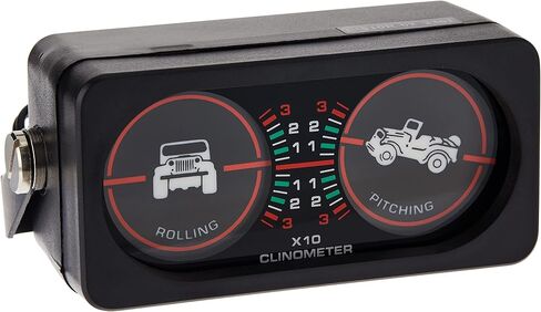 Rugged Ridge | Clinometer, Illuminated, Universal | 13309.02 in Saudi Arabia