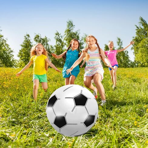 HAOOIE كرة قدم عملاقة قابلة للنفخ مقاس 27 بوصة كرات شاطئ كبيرة ألعاب حمام السباحة ألعاب الشاطئ ديكور حفلات الشاطئ لألعاب الرياضات المائية مستلزمات الحفلات in Kuwait