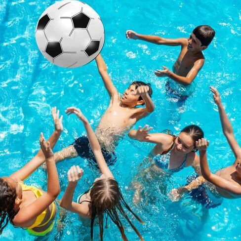 HAOOIE كرة قدم عملاقة قابلة للنفخ مقاس 27 بوصة كرات شاطئ كبيرة ألعاب حمام السباحة ألعاب الشاطئ ديكور حفلات الشاطئ لألعاب الرياضات المائية مستلزمات الحفلات in Kuwait