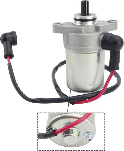 shamofeng Starter w/Relay for Polaris Sportsman 90 01-06, Scrambler 90 01-03, Predator 90 03-06, for E-Ton 90 ATV AXL/DXL/NXL/RXL/TXL, 0450533 0451692 650611, Predator Scrambler Sportsman 90 Starter in Saudi Arabia