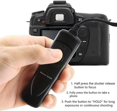 Shutter Release Cable Cord Wired Remote Control Switch Compatible for Nikon D80 D70S Replacement MC-DC1 in Saudi Arabia