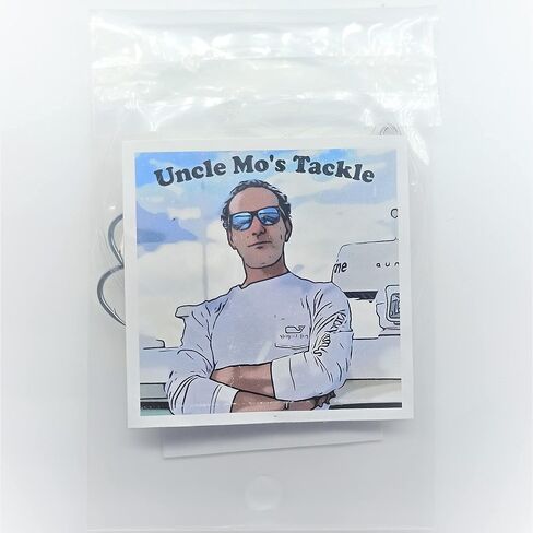 معالجة Uncle Mo - خيارات حزمة 1 و5 و10 - Blackfish Tautog 1 خطاف عالي للمياه المالحة - مقاس 3/0 BKK طعم خطاف أسود - 60 رطلًا أحادي عالي التحمل، حلقة قطارة - مربوط يدويًا in Saudi Arabia