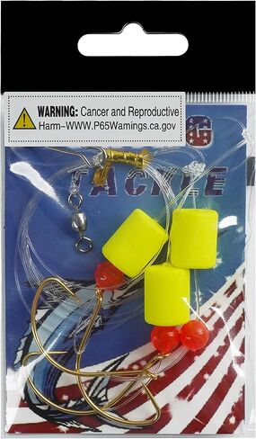 Pompano Rigs Surf Fishing Rigs Saltwater Triple Drop Pompano Rigs for Surf Fishing, Snell Floats Fishing Swivels Circle Hooks Pre-Rigged Fishing Rigs Tackle for Beach Offshore Surf Fishing 6/12pcs in Saudi Arabia