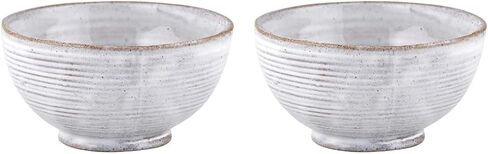 47th & Main Ceramic Kitchenware 6.69-inches, Textured White Bowl in Saudi Arabia